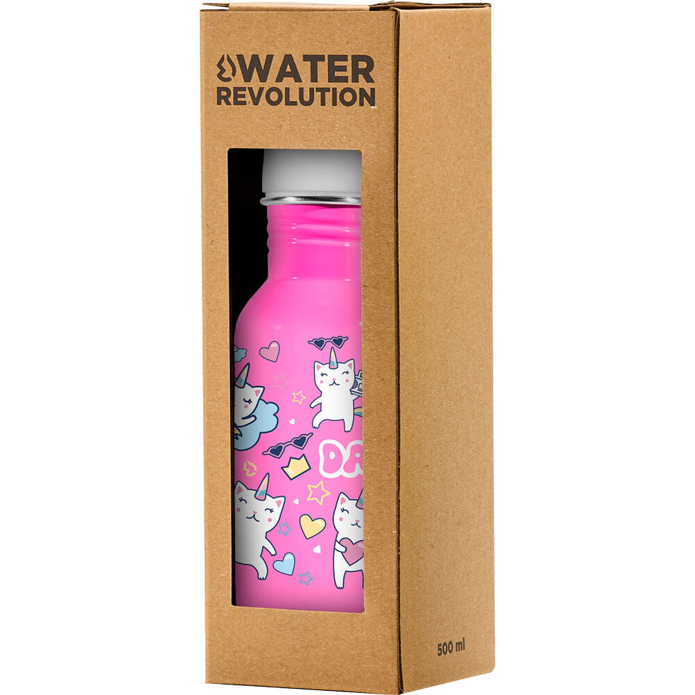 Imagen 1 - Cantimplora Acero Inoxidable Gatos Bailarines Water Revolution 500Ml