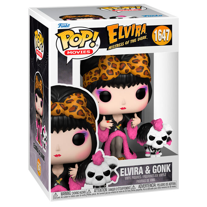 Imagen 1 de Figura Pop Elvira Mistress Of The Dark Elvira & Gonk