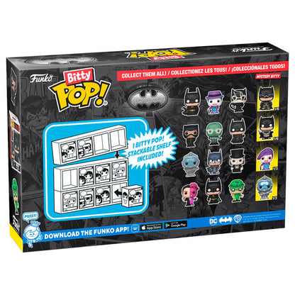 Imagen 2 de Blister 4 Figuras Bitty Pop Dc Comics Batman 85Th Anniversary Mr. Freeze