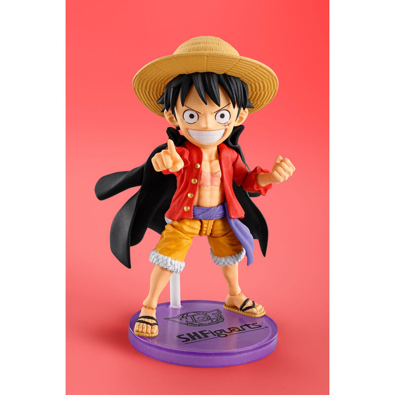 Imagen 1 - Figura S.h Figuarts Monkey D. Luffy World Collectable One Piece 7,5Cm