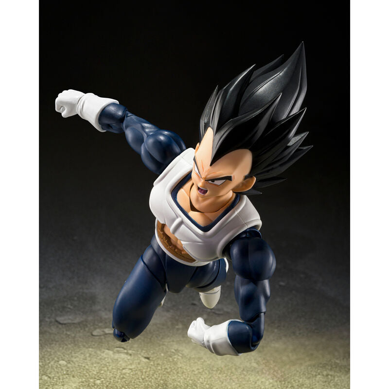 Imagen 4 - Figura S.h Figuarts Vegeta Old Vattle Clothes Dragon Ball Z 14Cm
