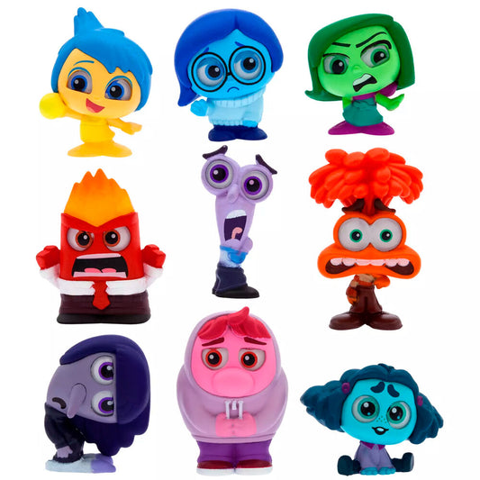 Imagen 2 de Set 9 Figuras Del Reves 2 Doorables Disney Pixar 4Cm