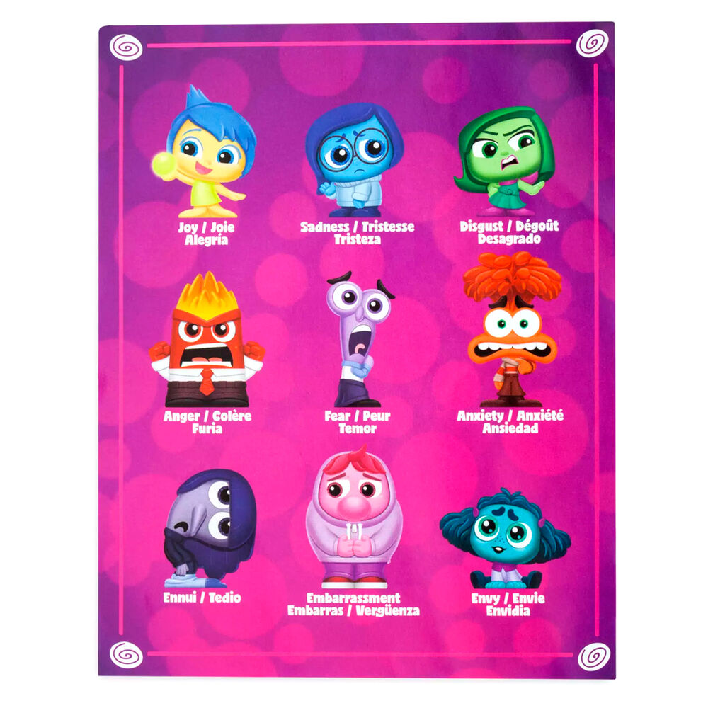 Imagen 5 de Set 9 Figuras Del Reves 2 Doorables Disney Pixar 4Cm