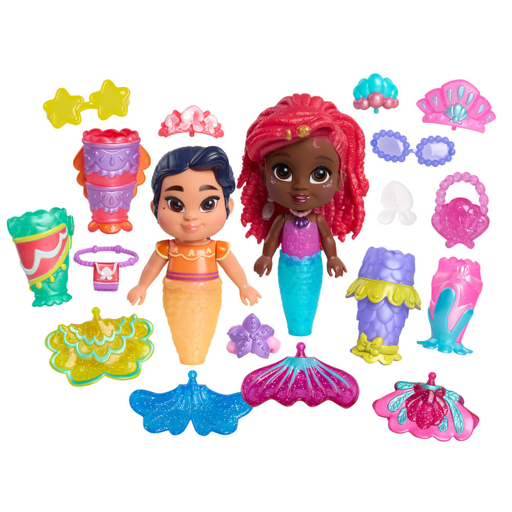 Imagen 1 de Muñeca Ariel + Lucia Ariel Disney 19Cm