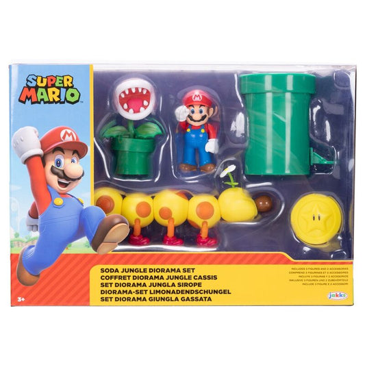 Imagen de Blister Diorama Soda Jungle Super Mario Bros parte de nuestra colección en Espadas y más, sitio oficial.