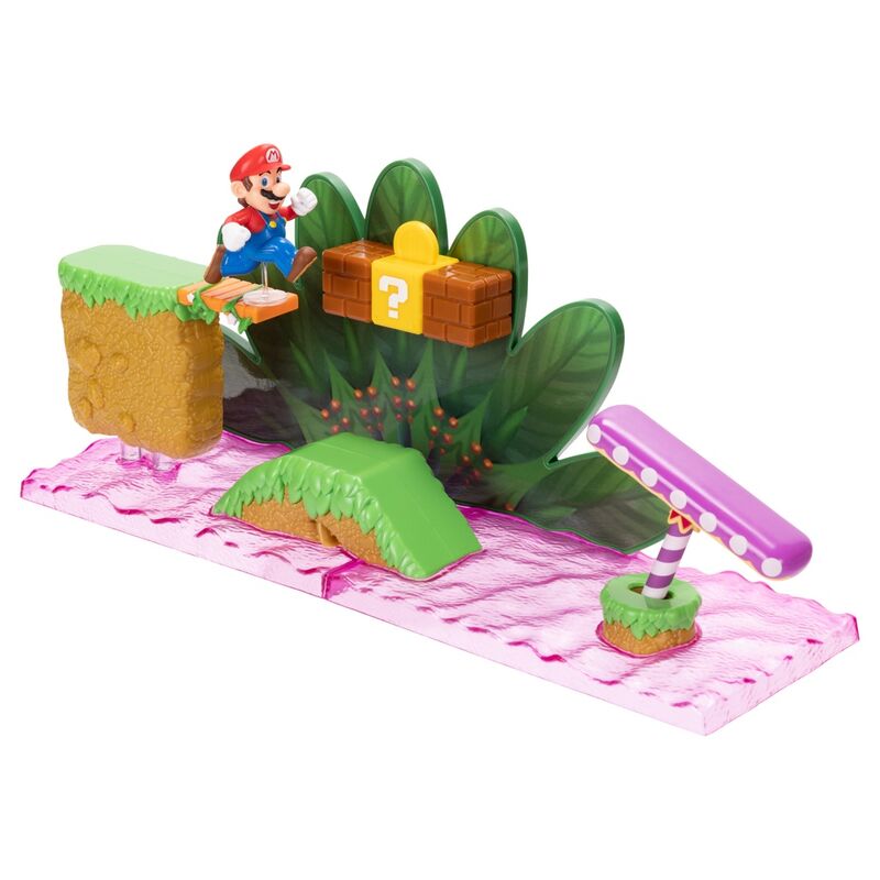 Imagen de Playset Soda Jungle Super Mario Bros parte de nuestra colección en Espadas y más, sitio oficial.
