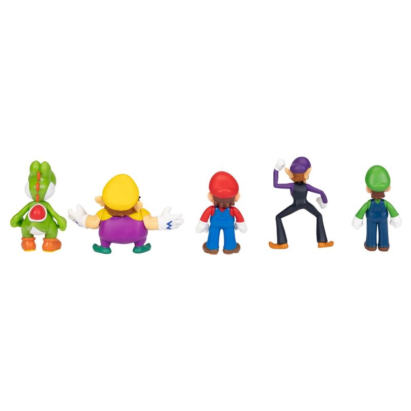 Imagen 4 de Blister 5 Figuras Super Mario Bros 6Cm