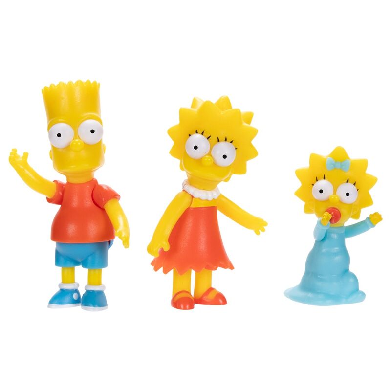 Imagen 5 de Blister 7 Figuras Famila Los Simpsons 6Cm