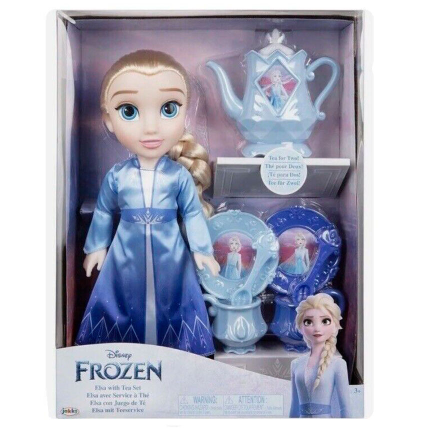 Imagen 1 de Muñeca Elsa Juego De Te Frozen Disney 38Cm