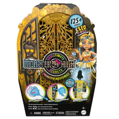 Imagen de Muñeca Cleo De Nile + Armario Monster High Skulltime Secrets parte de nuestra colección en Espadas y más, sitio oficial.
