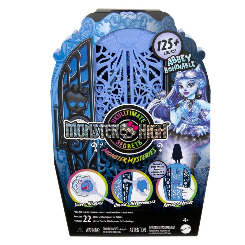 Imagen 1 - Muñeca Abbey Bominable + Armario Monster High Skulltime Secrets