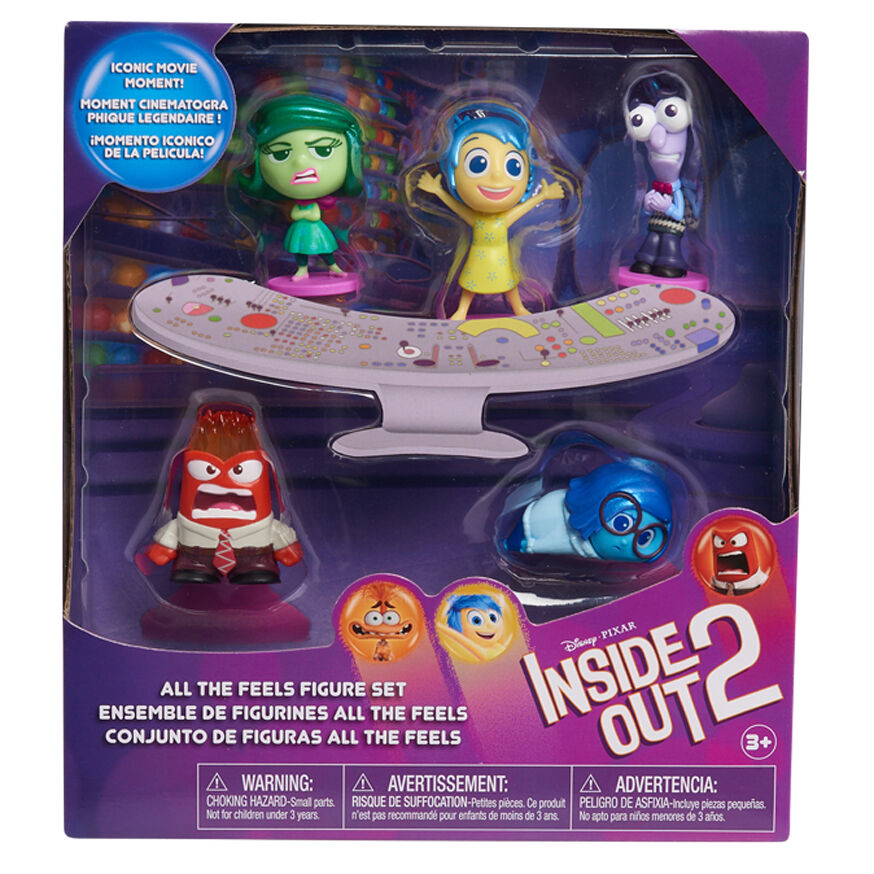 Imagen 1 - Blister 5 Figuras Del Reves 2 Disney Pixar