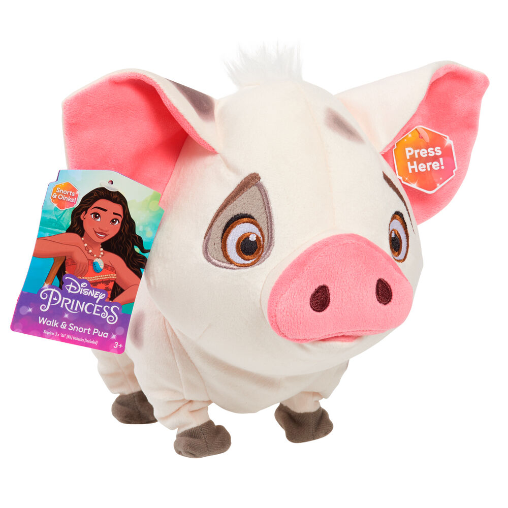 Imagen de Peluche Pua Camina Y Gruñe Vaiana Moana 2 Disney parte de nuestra colección en Espadas y más, sitio oficial.