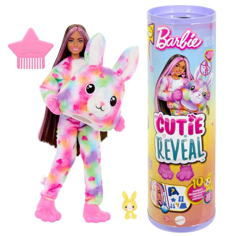 Imagen 1 - Muñeca Cutie Reveal Conejito Sueños De Colores Barbie