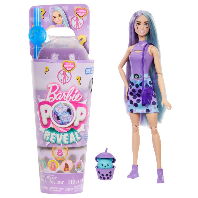 Imagen 1 - Muñeca Pop Reveal Leche De Maranga Te De Burbujas Barbie