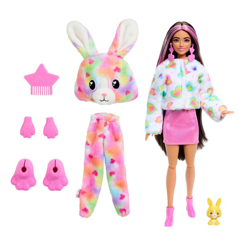 Imagen 2 - Muñeca Cutie Reveal Conejito Sueños De Colores Barbie