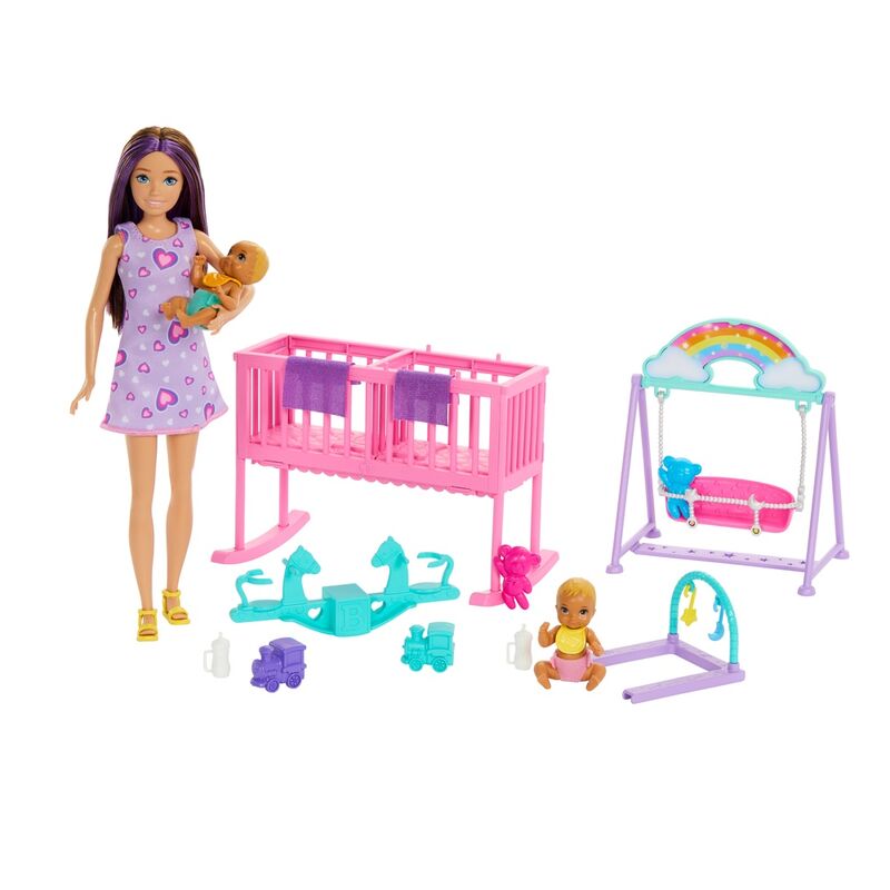 Imagen 2 - Muñeca Skipper Canguro De Gemelos Barbie