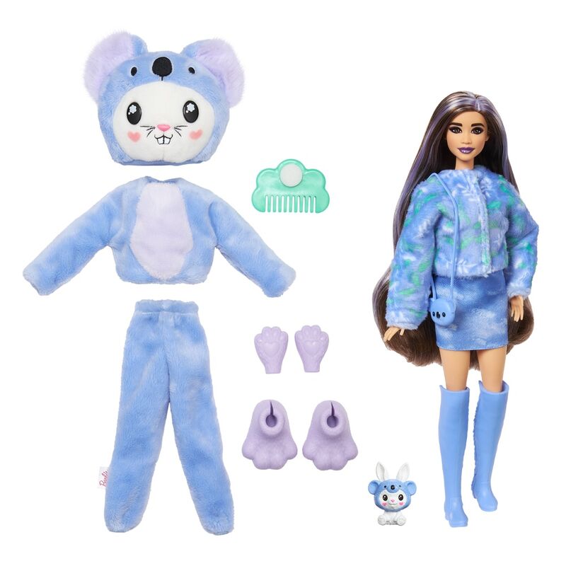 Imagen 3 - Muñeca Cutie Reveal Disfraces Conejo Koala Barbie