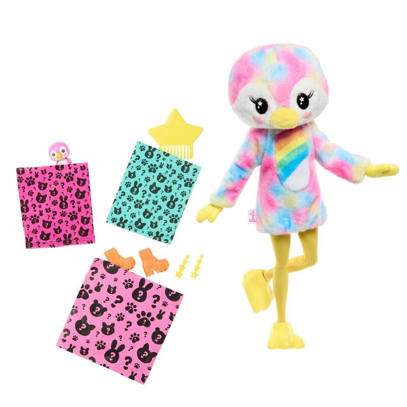 Imagen 3 - Muñeca Cutie Reveal Pingüino Sueños De Colores Barbie