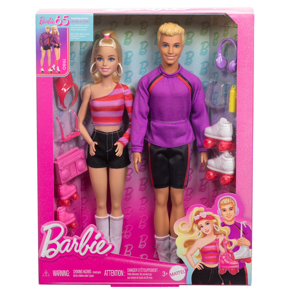 Imagen 4 - Blister 2 Muñecos Barbie Y Ken Patinadores Barbie