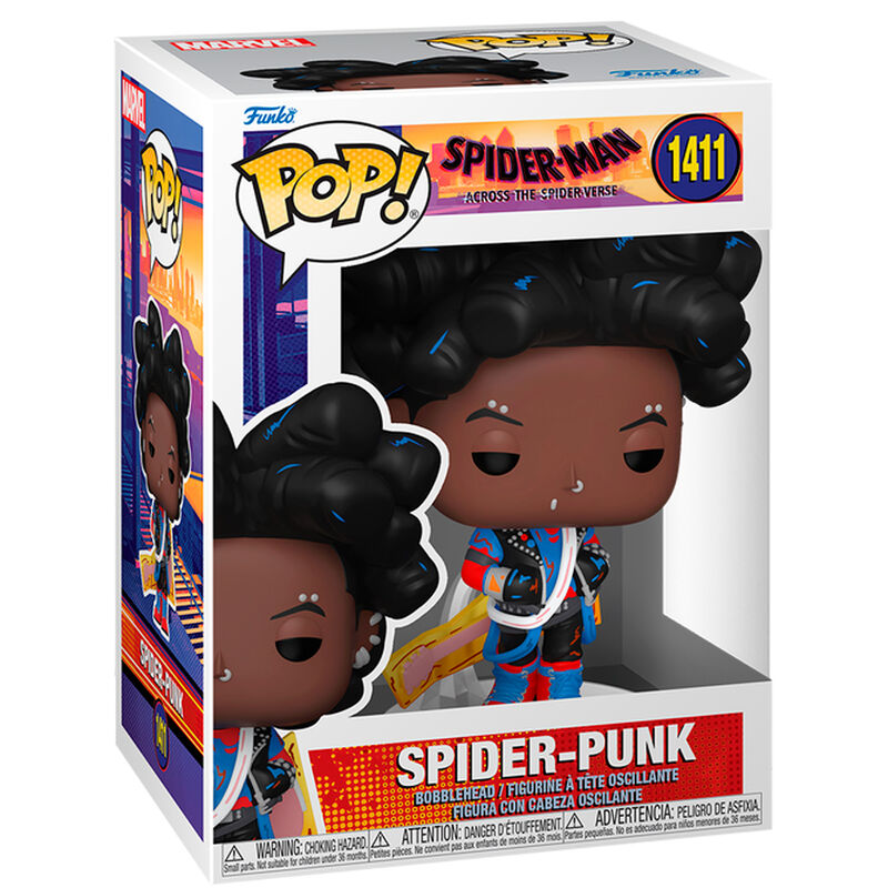 Imagen de Figura Pop Marvel Spiderman Across The Spider-Verse Spider-Punk parte de nuestra colección en Espadas y más, sitio oficial.