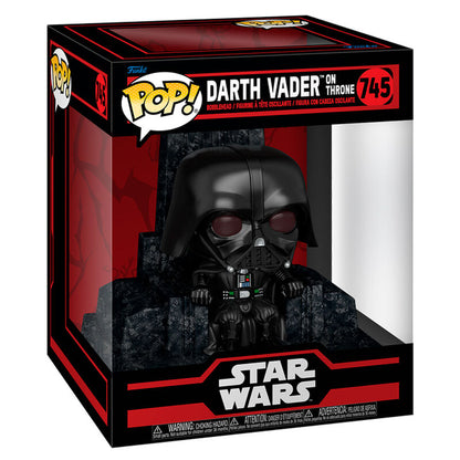 Imagen de Figura Pop Deluxe Star Wars Darth Vader On Throne parte de nuestra colección en Espadas y más, sitio oficial.