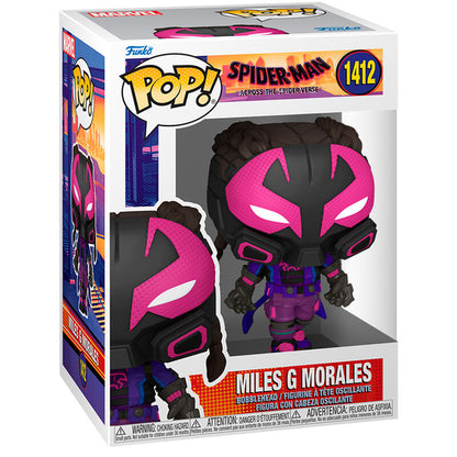 Imagen de Figura Pop Marvel Spiderman Across The Spider-Verse Miles G Morales parte de nuestra colección en Espadas y más, sitio oficial.