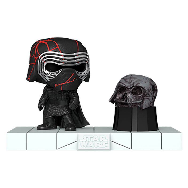 Imagen 2 de Figura Pop Deluxe Star Wars Kylo Ren With Darth Vader Helmet