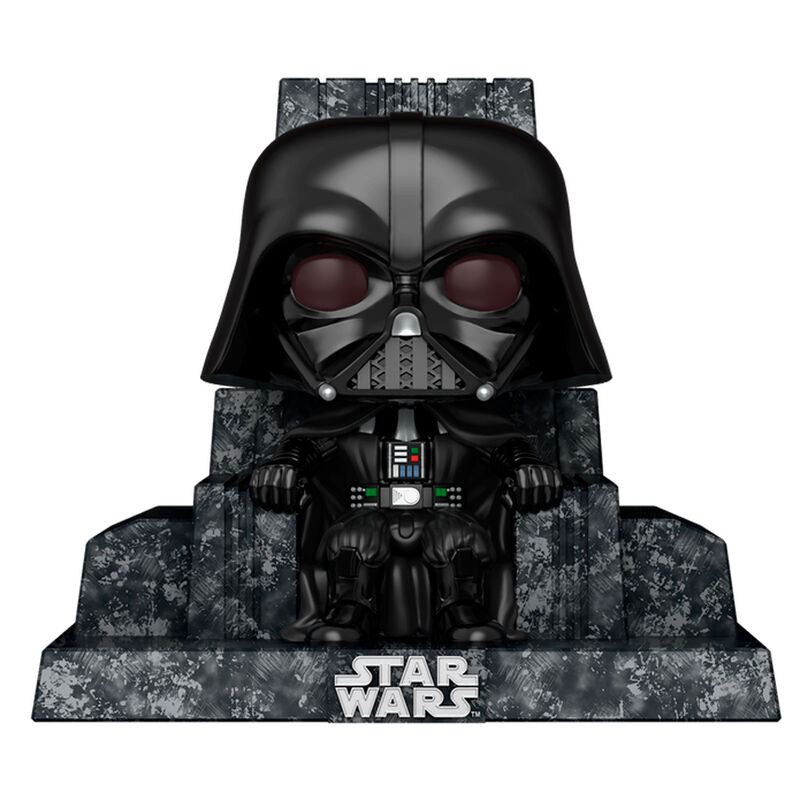 Imagen 2 de Figura Pop Deluxe Star Wars Darth Vader On Throne