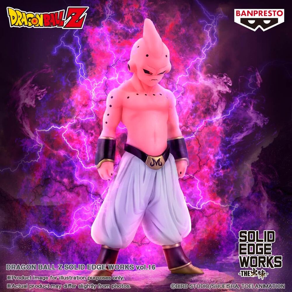 Imagen 2 de Figura Kid Buu Solid Edge Works Dragon Ball Z 16Cm