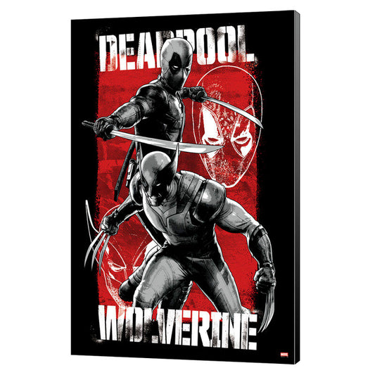 Imagen 1 de Cuadro Madera Wolverine & Deadpool Marvel