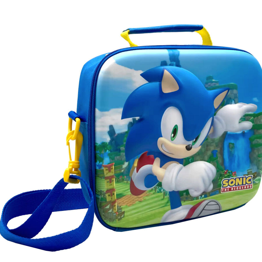 Imagen de Mochila Portameriendas 3D Sonic The Heghehog 22Cm parte de nuestra colección en Espadas y más, sitio oficial.