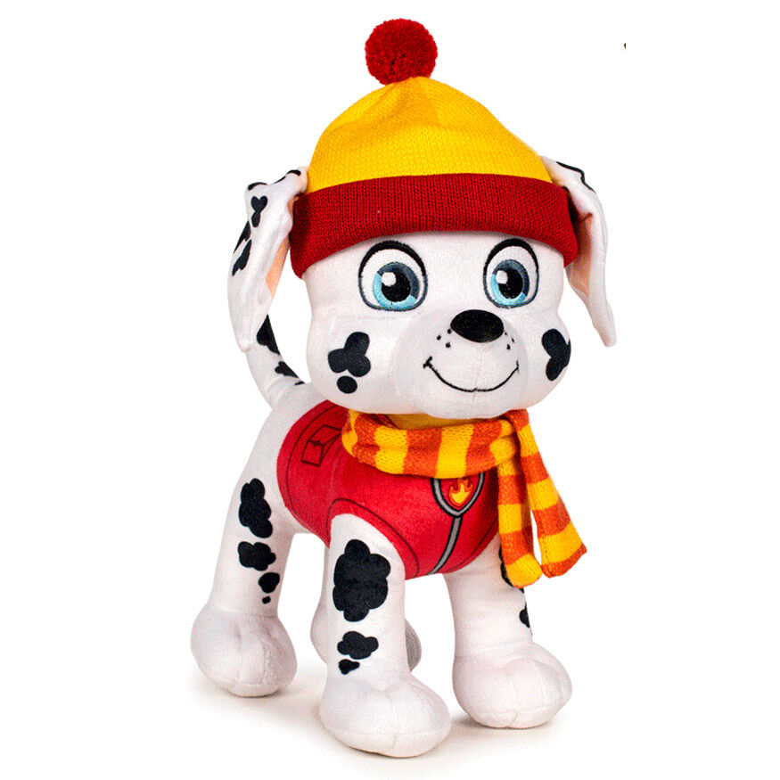 Imagen 1 de Peluche Invierno Marshall Patrulla Canina Paw Patrol 27Cm