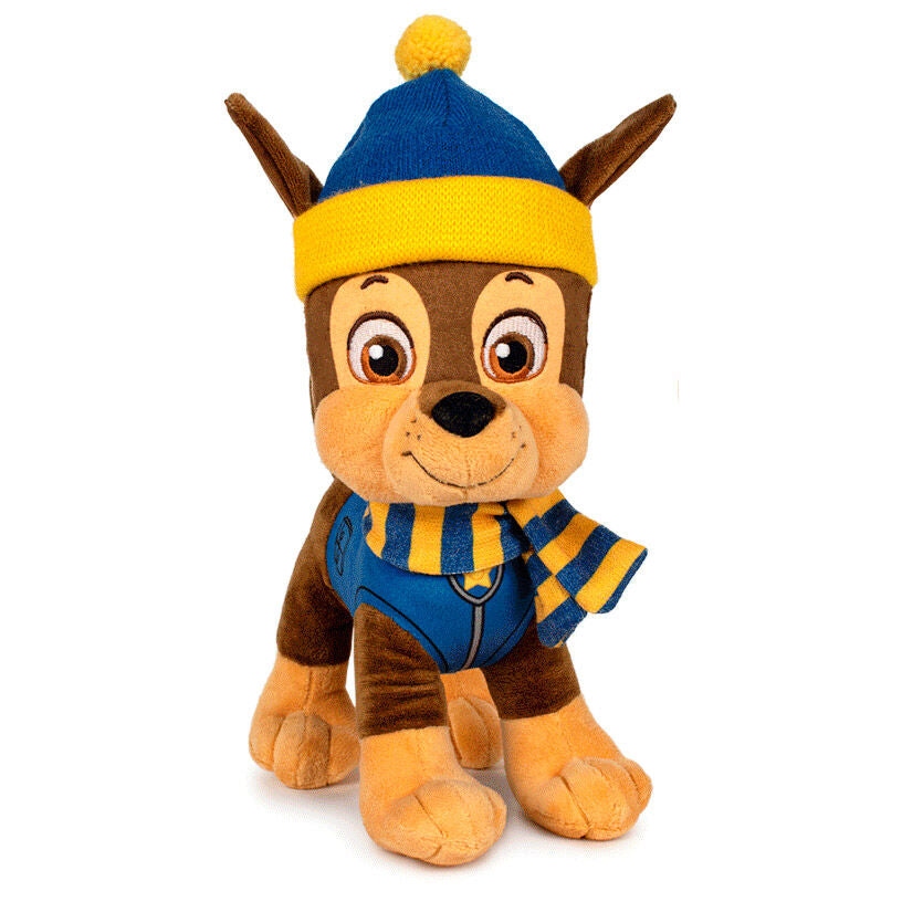 Imagen 1 de Peluche Invierno Chase Patrulla Canina Paw Patrol 27Cm