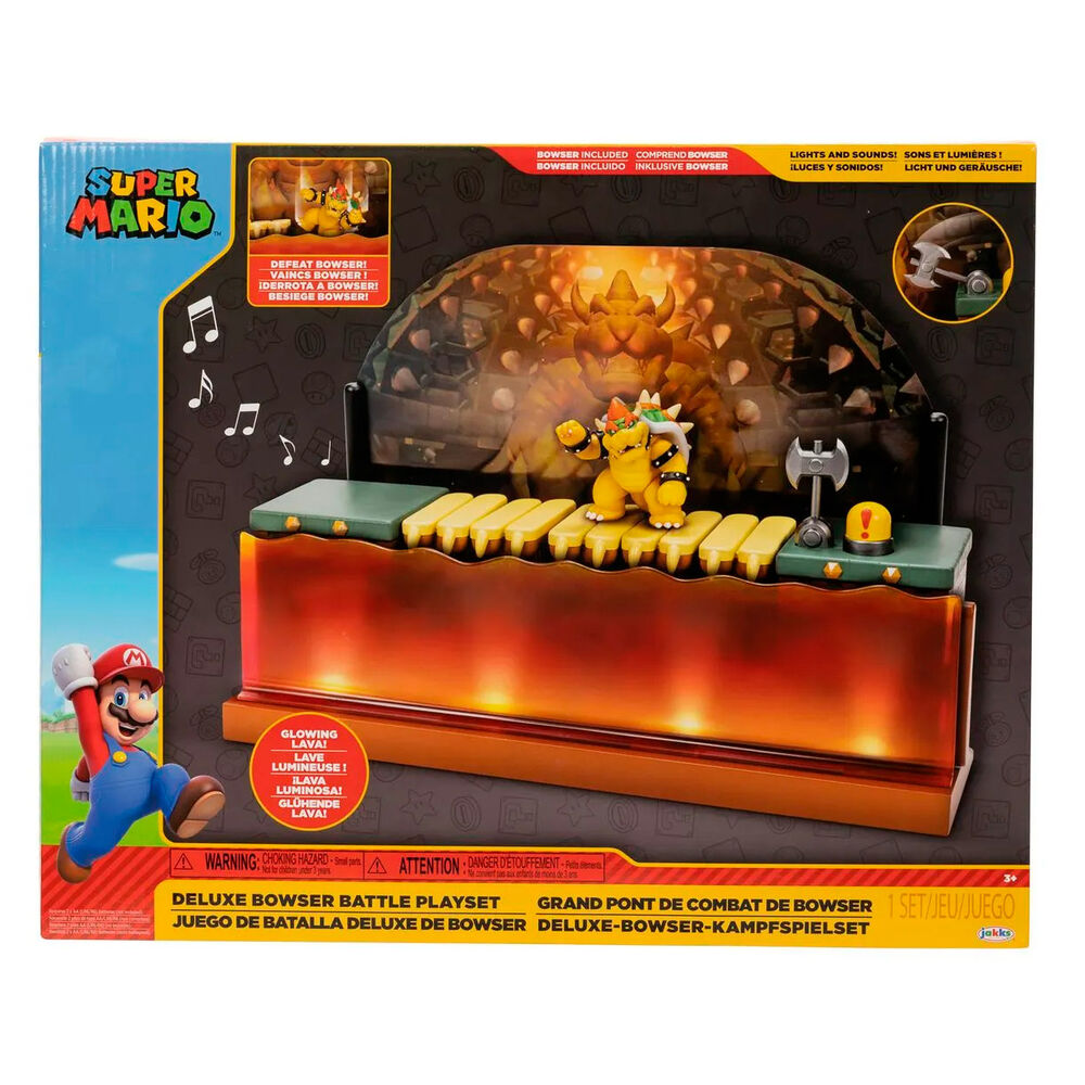 Imagen 2 de Playset Batalla Contra Bowser Deluxe Super Mario Bros