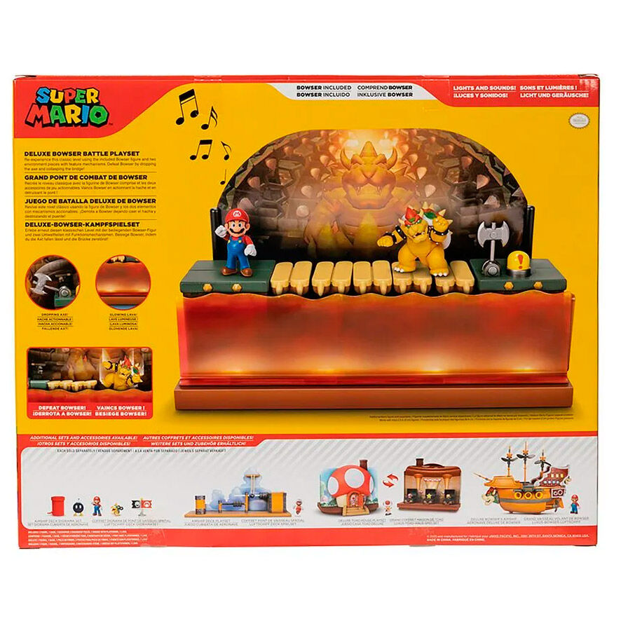 Imagen 3 de Playset Batalla Contra Bowser Deluxe Super Mario Bros