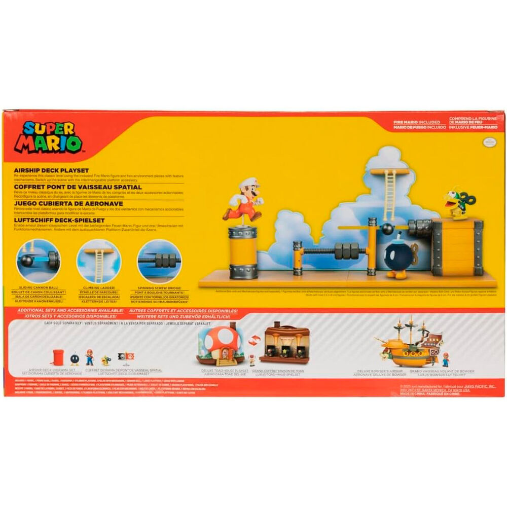 Imagen 5 de Playset Cubierta De La Aeronave Super Mario Bros