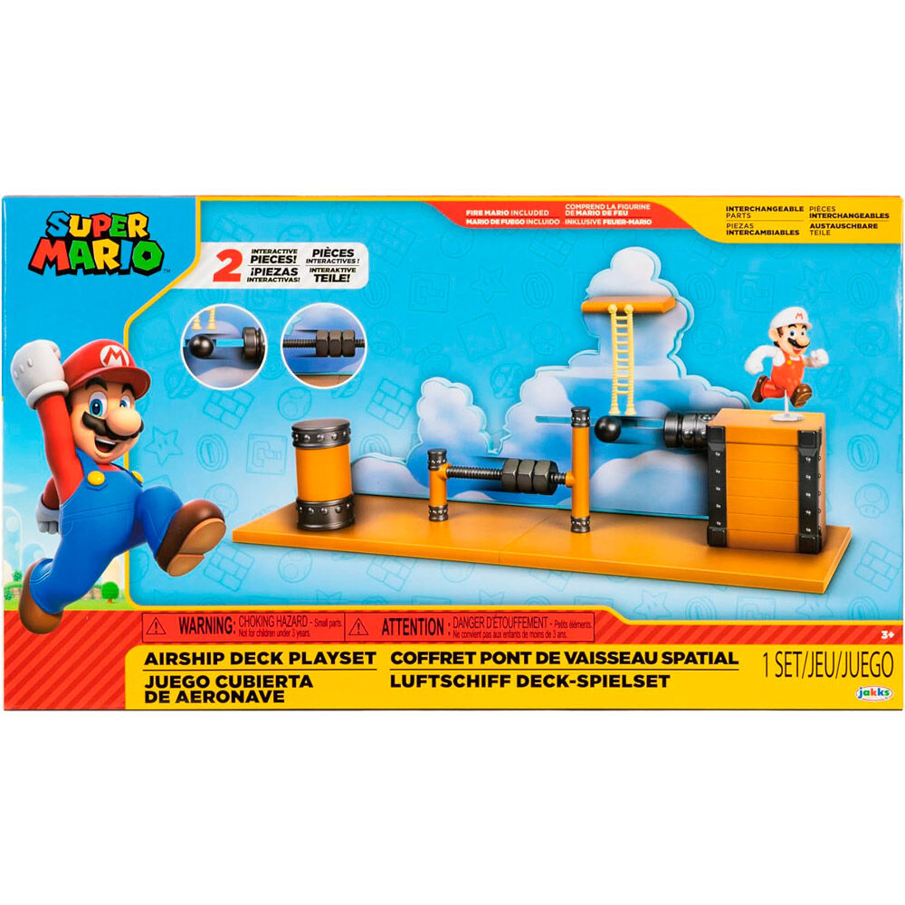 Imagen 1 de Playset Cubierta De La Aeronave Super Mario Bros