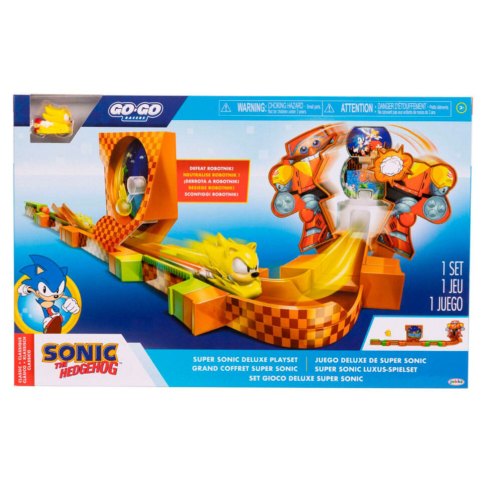 Imagen 1 de Playset Super Sonic Deluxe Go Go Racers Sonic