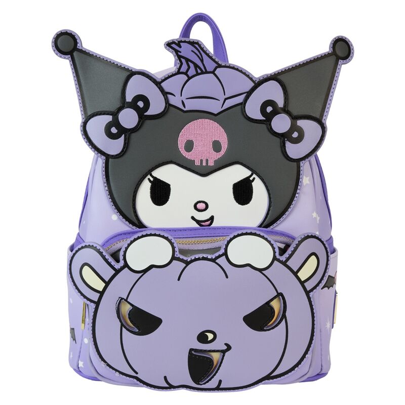 Imagen de Mochila Pumpkin Kuromi Sanrio Loungefly parte de nuestra colección en Espadas y más, sitio oficial.