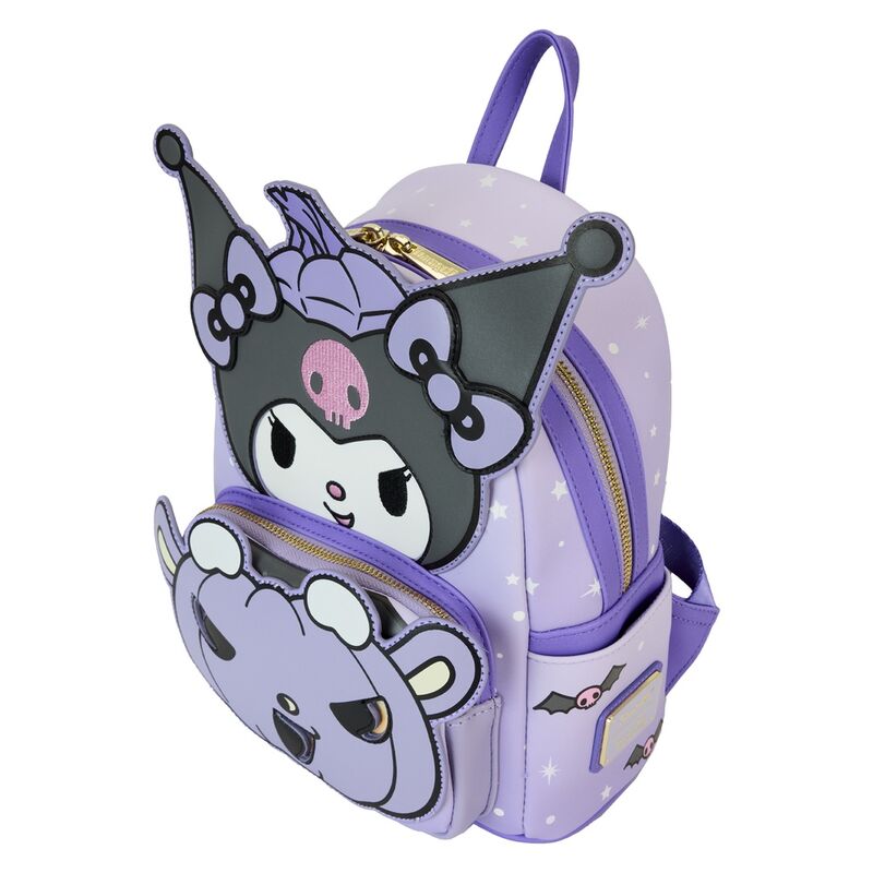 Imagen de Mochila Pumpkin Kuromi Sanrio Loungefly parte de nuestra colección en Espadas y más, sitio oficial.