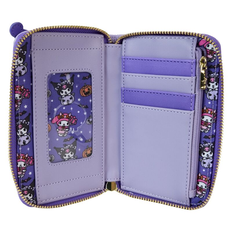 Imagen de Cartera Pumpkin Kuromi Sanrio Loungefly parte de nuestra colección en Espadas y más, sitio oficial.