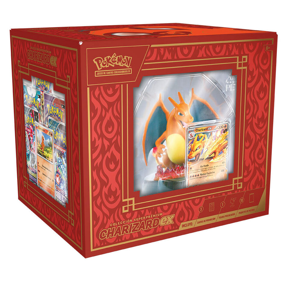 Imagen 4 - Estuche Juego Cartas Coleccionables Charizard Pokemon Ingles