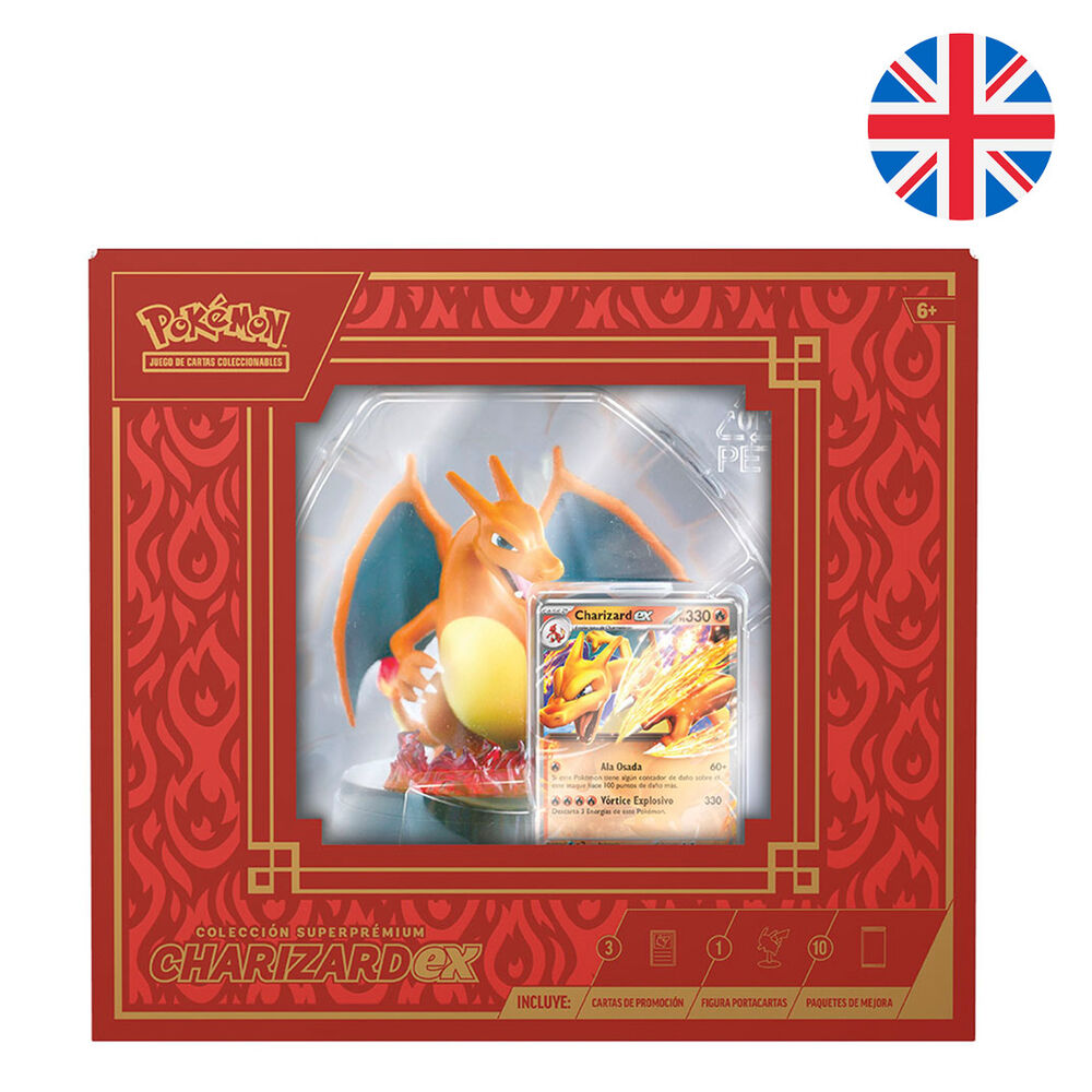 Imagen 1 - Estuche Juego Cartas Coleccionables Charizard Pokemon Ingles