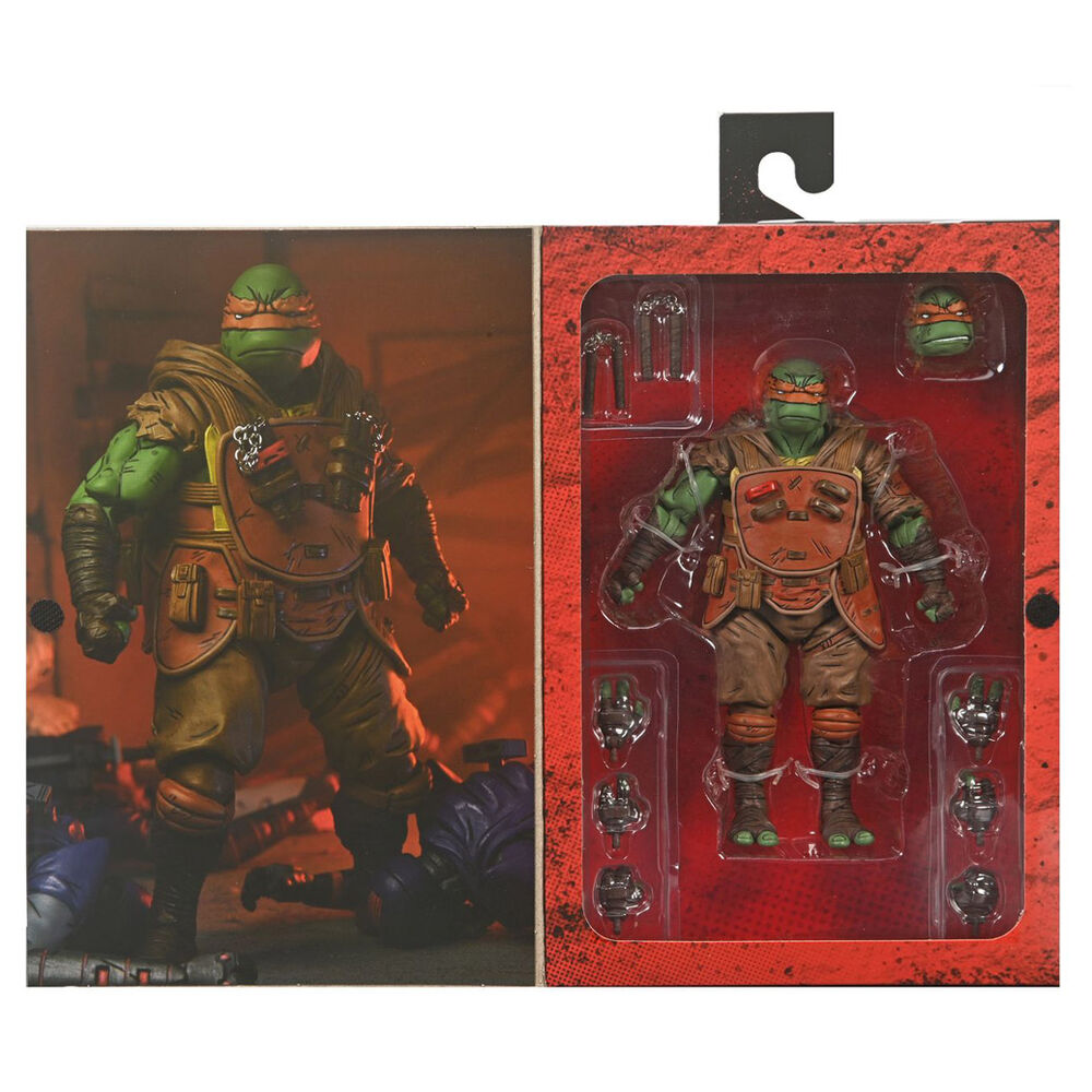 Imagen 1 - Figura Ultimate Flashback Michelangelo Teenage Mutant The Last Ronin Tortugas Ninja 18Cm