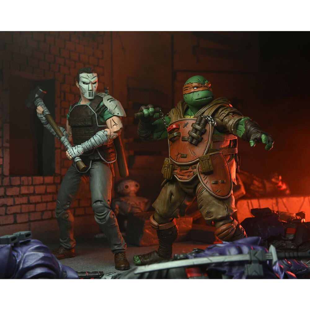 Imagen 4 - Figura Ultimate Flashback Michelangelo Teenage Mutant The Last Ronin Tortugas Ninja 18Cm