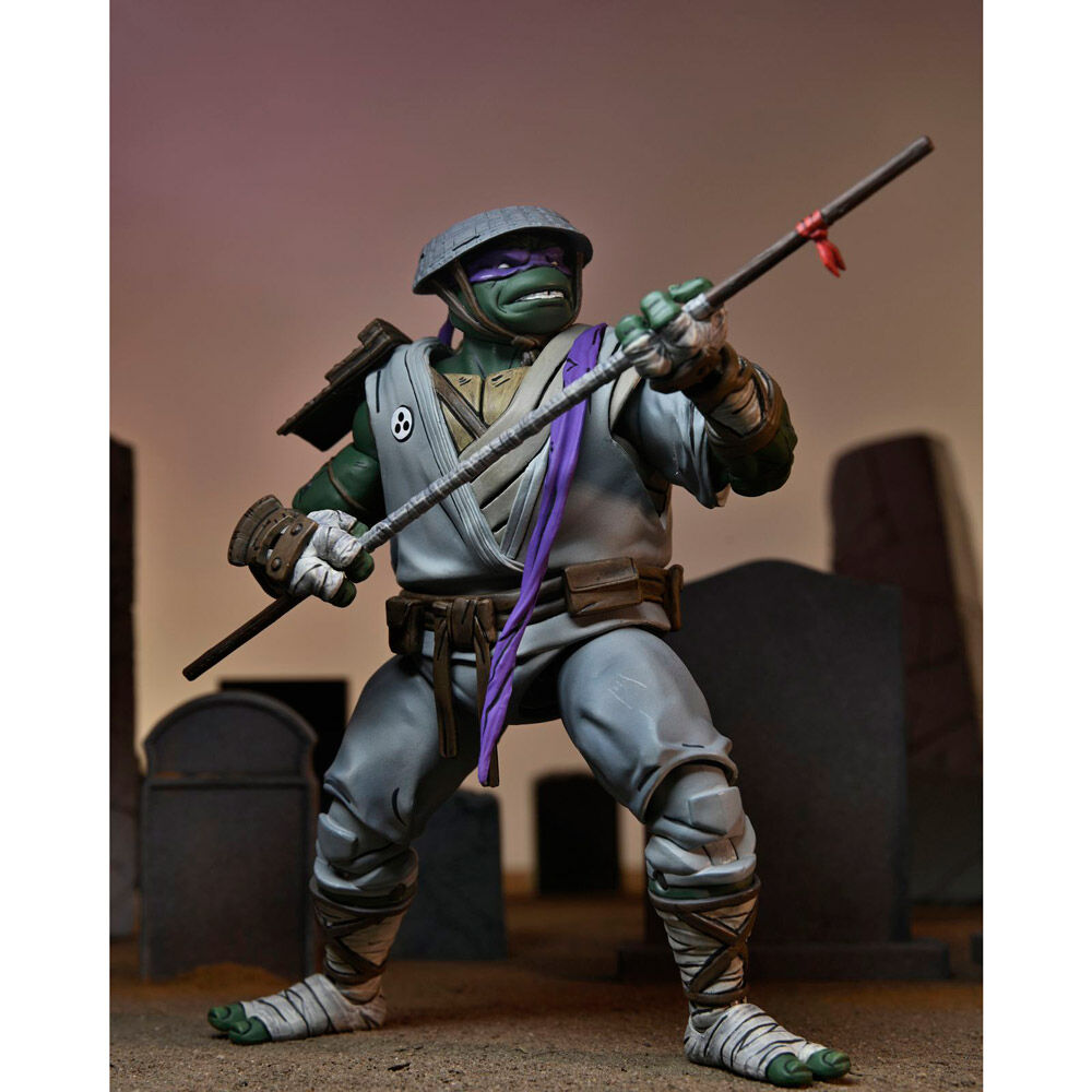 Imagen 3 - Figura Ultimate Donatello Teenage Mutant The Last Ronin Tortugas Ninja 18Cm