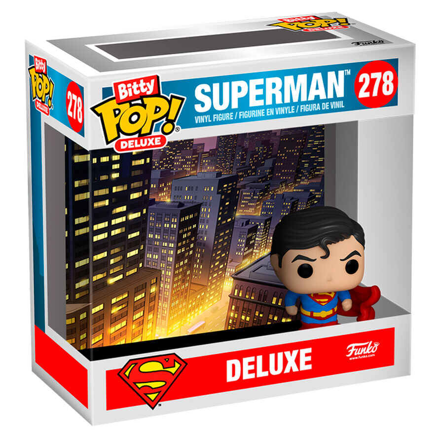 Imagen 2 - Figura Bitty Pop Deluxe Dc Comics Superman