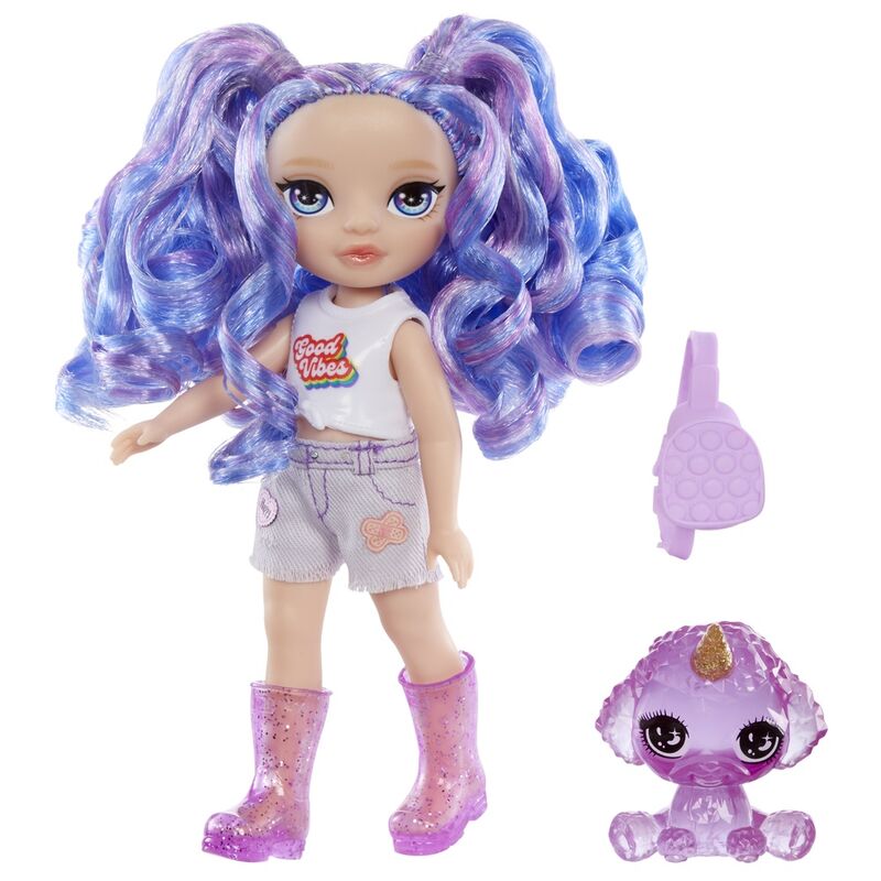 Imagen 2 - Muñeca Little Fashion Amathyst Morada Rainbow High