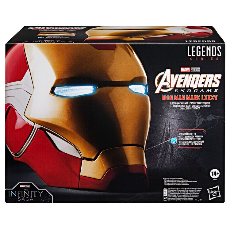 Imagen 2 de Casco Electronico Iron Man Endgame Los Vengadores Avengers Marvel